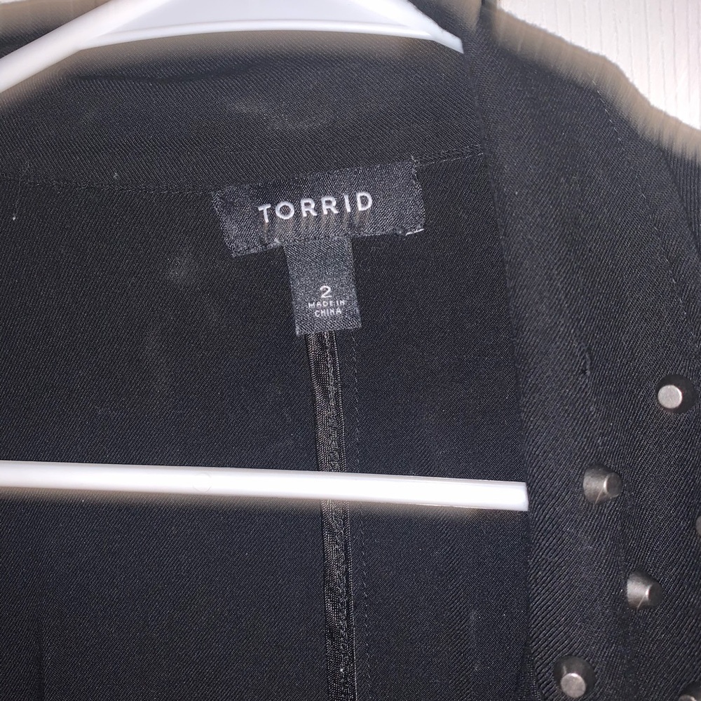 Torrid Size 2 Light Jacket With Studs - image 3